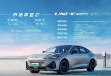 售14.49万元起 长安UNI-V 智电iDD上市-鹏城车网