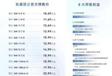 预售10.69万起 凯翼昆仑3月20日上市-鹏城车网
