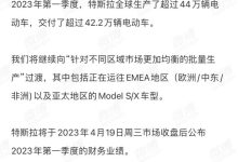 特斯拉全球交付超42.2万辆旗下车型-鹏城车网