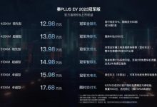 12.98万起 2023款秦PLUS EV冠军版上市-鹏城车网