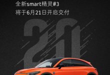 smart精灵#3将于6月21日开启首批交付-鹏城车网