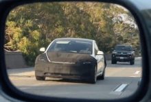 第三季度量产 新款特斯拉Model 3谍照-鹏城车网
