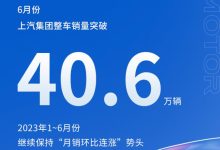 新能源环比增长13.1% 上汽集团6月销量-鹏城车网