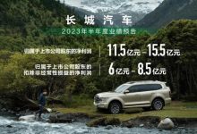 长城汽车发布2023年半年度业绩预告-鹏城车网