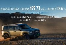 长城上半年营收700亿元 同比增长12.6%-鹏城车网