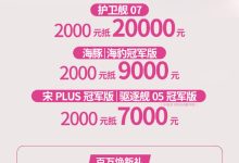 比亚迪针对海洋网旗下车型推限时优惠-鹏城车网