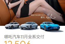 环比增长3.48% 哪吒11月交付12506台-鹏城车网