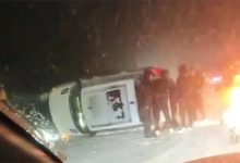 1死6伤 山西一高速上约40辆车先后相撞-鹏城车网