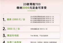 至高减1.5万元 2023款零跑T03限时优惠-鹏城车网