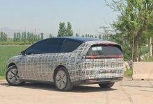 年内发布/造型很熟悉 疑似理想M8谍照-鹏城车网