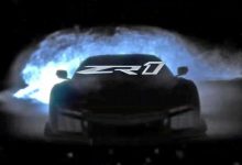 配5.5T V8？雪佛兰新科尔维特ZR1预告图-鹏城车网