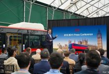 售价40万英镑 比亚迪双层巴士BD11首发-鹏城车网