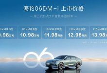 售9.98-13.98万 比亚迪海豹06 DM-i上市-鹏城车网