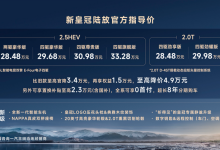 售28.48万起 新款丰田皇冠陆放上市-鹏城车网