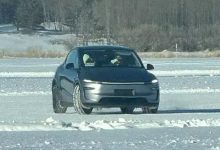 新款特斯拉Model Y国内无伪装谍照 贯穿灯设计 小鹏G6多了个兄弟-鹏城车网