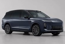 二排也有大尺寸化妆镜+吸顶屏幕!全新蔚来ES8内饰曝光!-鹏城车网